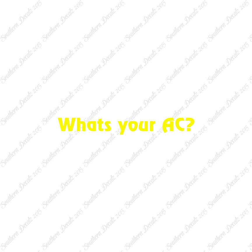 What's Your AC Armor Class