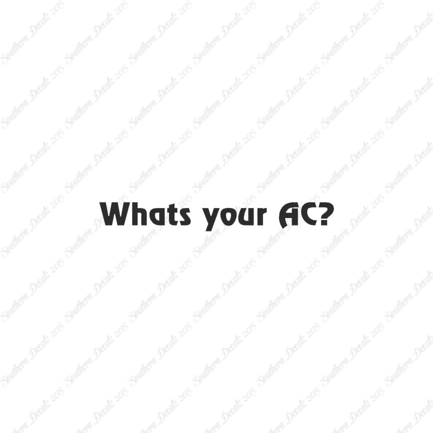 What's Your AC Armor Class