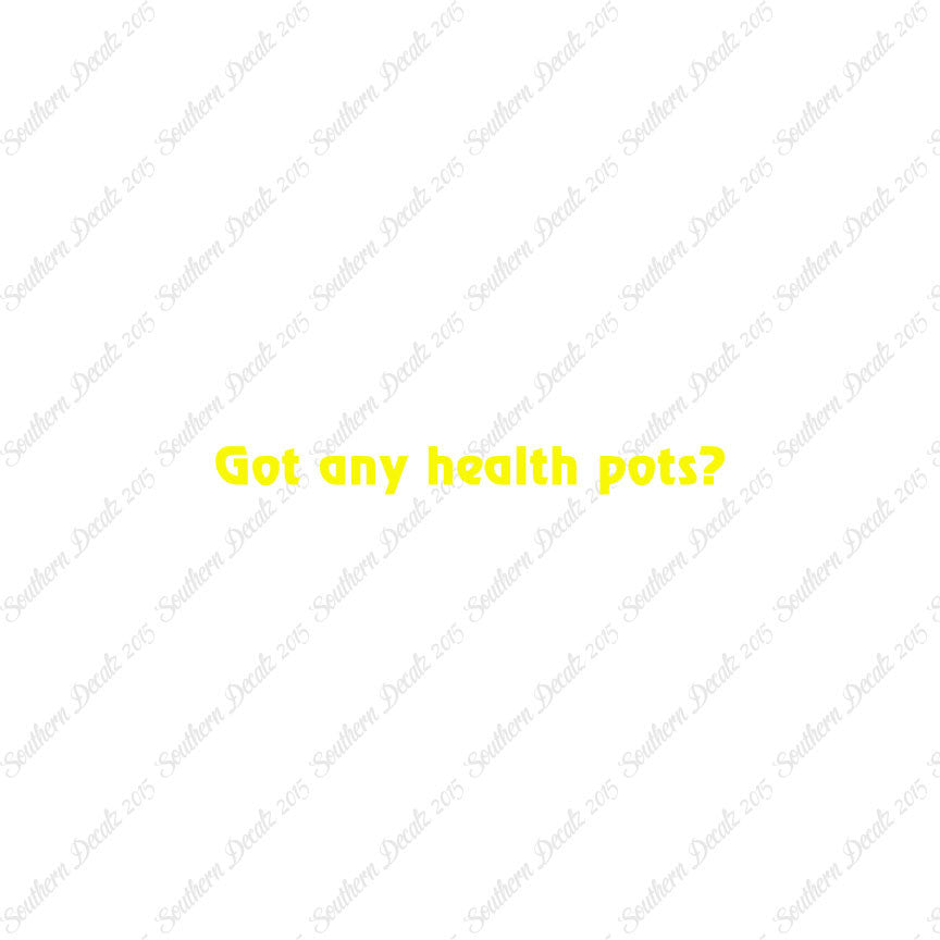 Got Any Health Pots