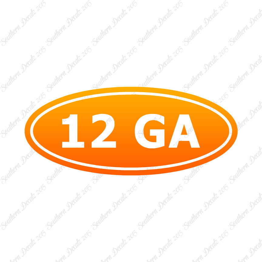 Ammo 12 GA Shotgun Gauge