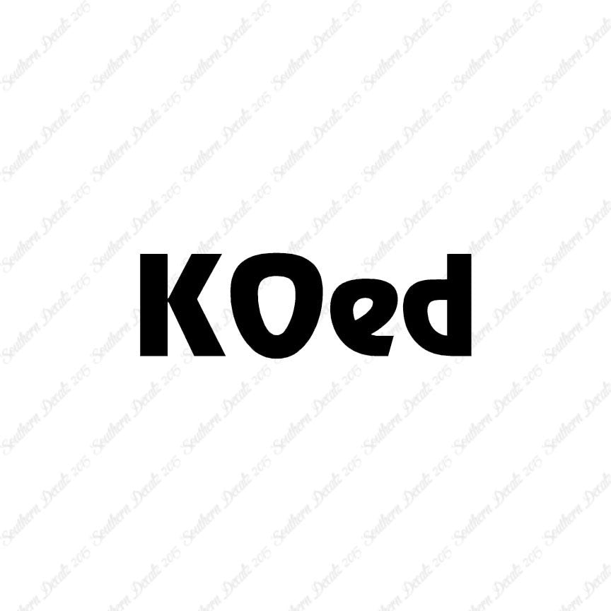 KO ed
