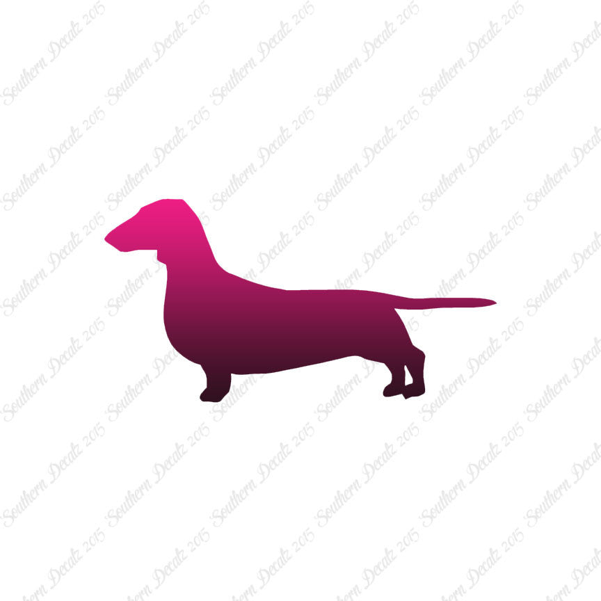 Dachshund Dog Breed Silhouette