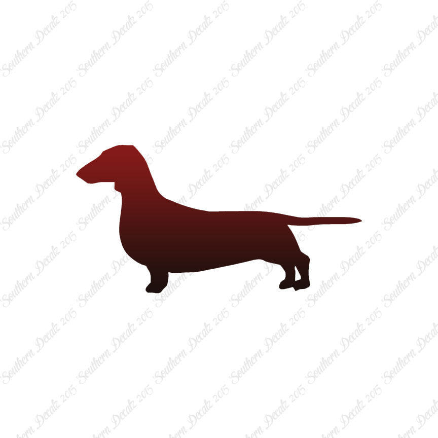 Dachshund Dog Breed Silhouette