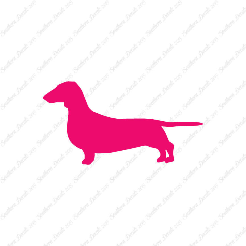 Dachshund Dog Breed Silhouette