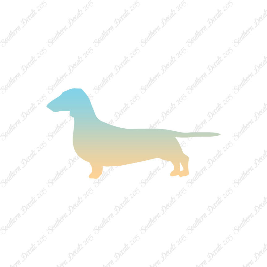 Dachshund Dog Breed Silhouette
