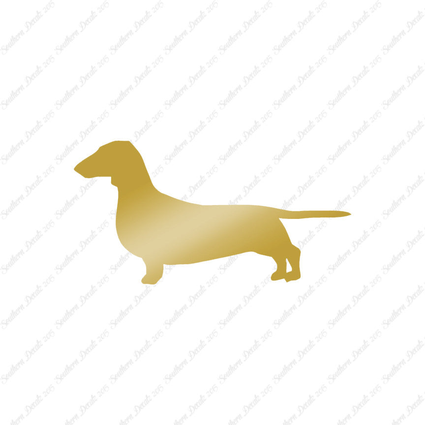Dachshund Dog Breed Silhouette