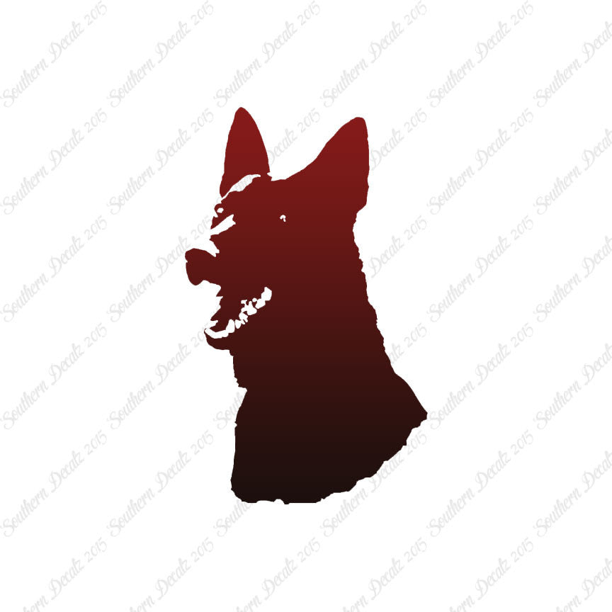 German Shepherd Head Dog Breed