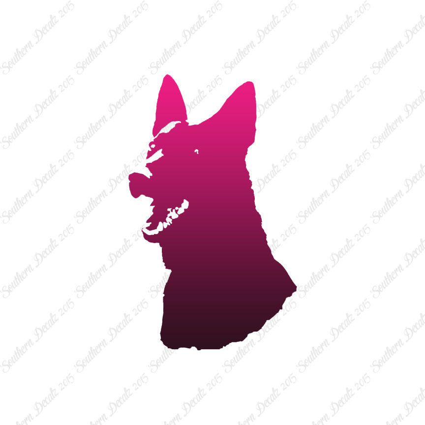 German Shepherd Head Dog Breed