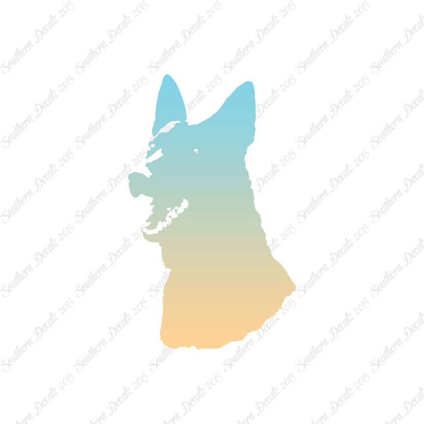 German Shepherd Head Dog Breed