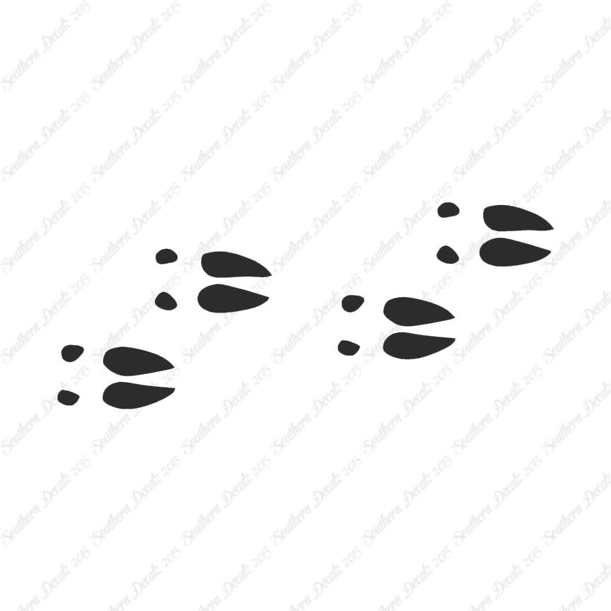 Buck Deer Tracks