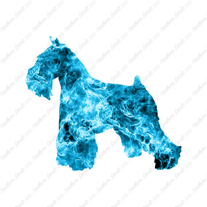 Miniature Schnauzer Dog Breed Silhouette