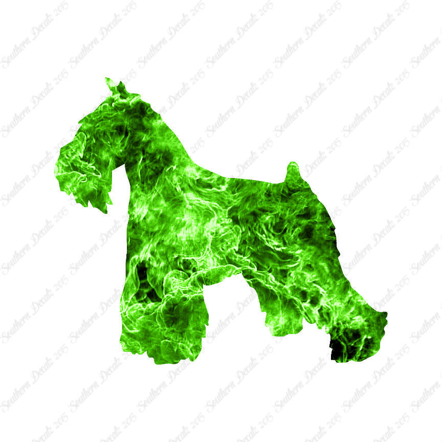 Miniature Schnauzer Dog Breed Silhouette