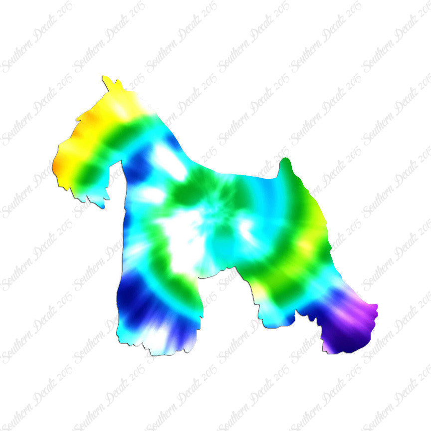 Miniature Schnauzer Dog Breed Silhouette
