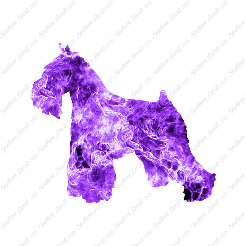 Miniature Schnauzer Dog Breed Silhouette
