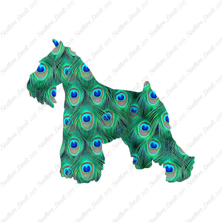 Miniature Schnauzer Dog Breed Silhouette