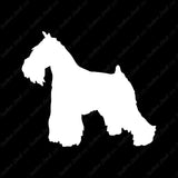 Miniature Schnauzer Dog Breed Silhouette