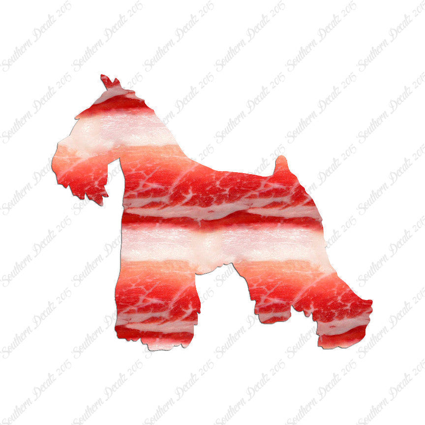 Miniature Schnauzer Dog Breed Silhouette