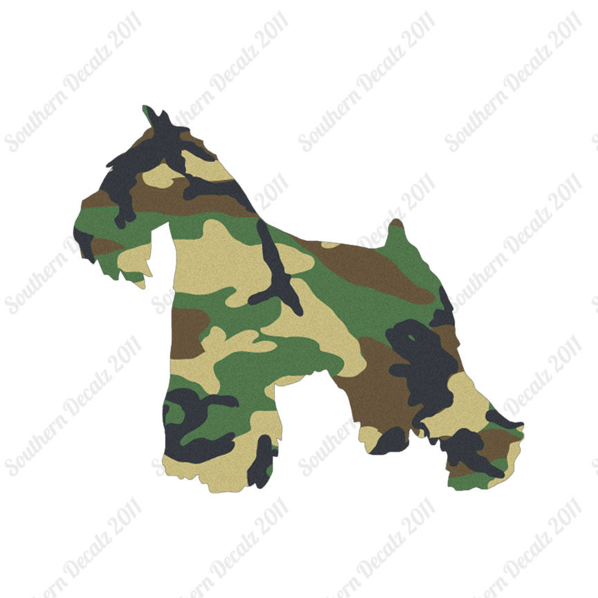 Miniature Schnauzer Dog Breed Silhouette