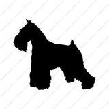 Miniature Schnauzer Dog Breed Silhouette