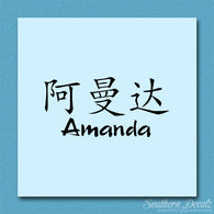 Chinese Name Symbols 