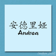 Chinese Name Symbols 