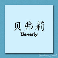 Chinese Name Symbols 