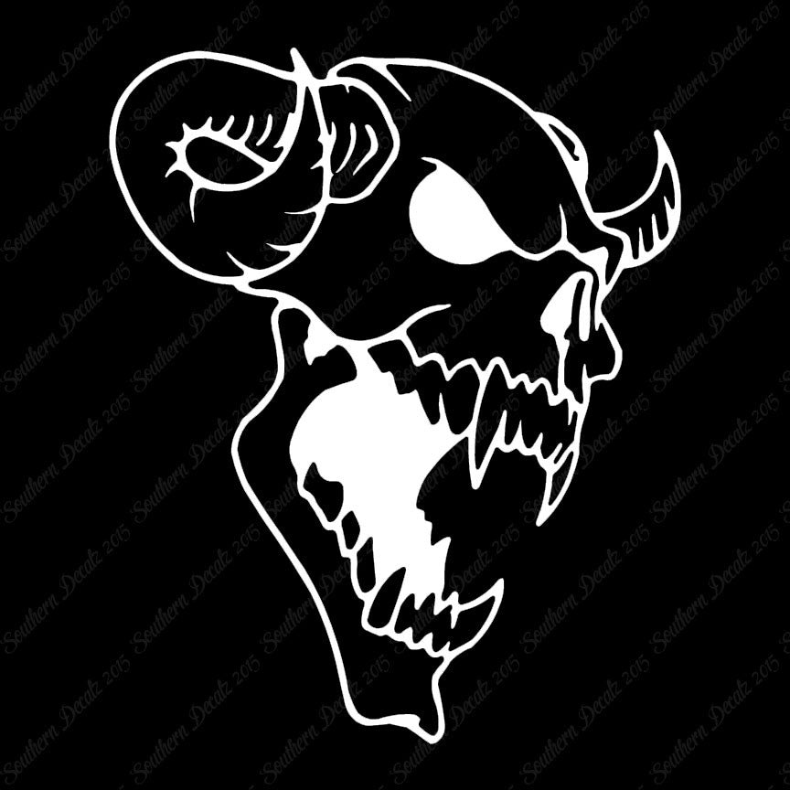 Demon Skull Horns