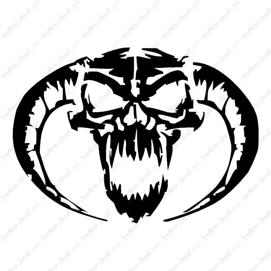 Demon Devil Skull Horns