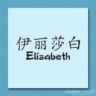 Chinese Name Symbols 