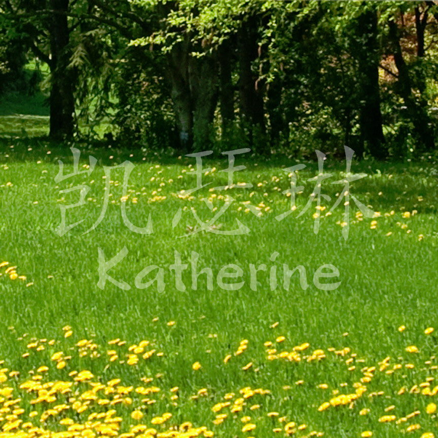 Chinese Name Symbols "Katherine"