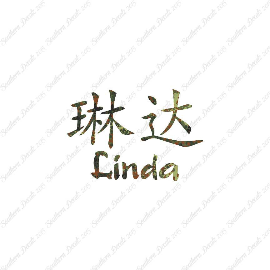 Chinese Name Symbols "Linda"