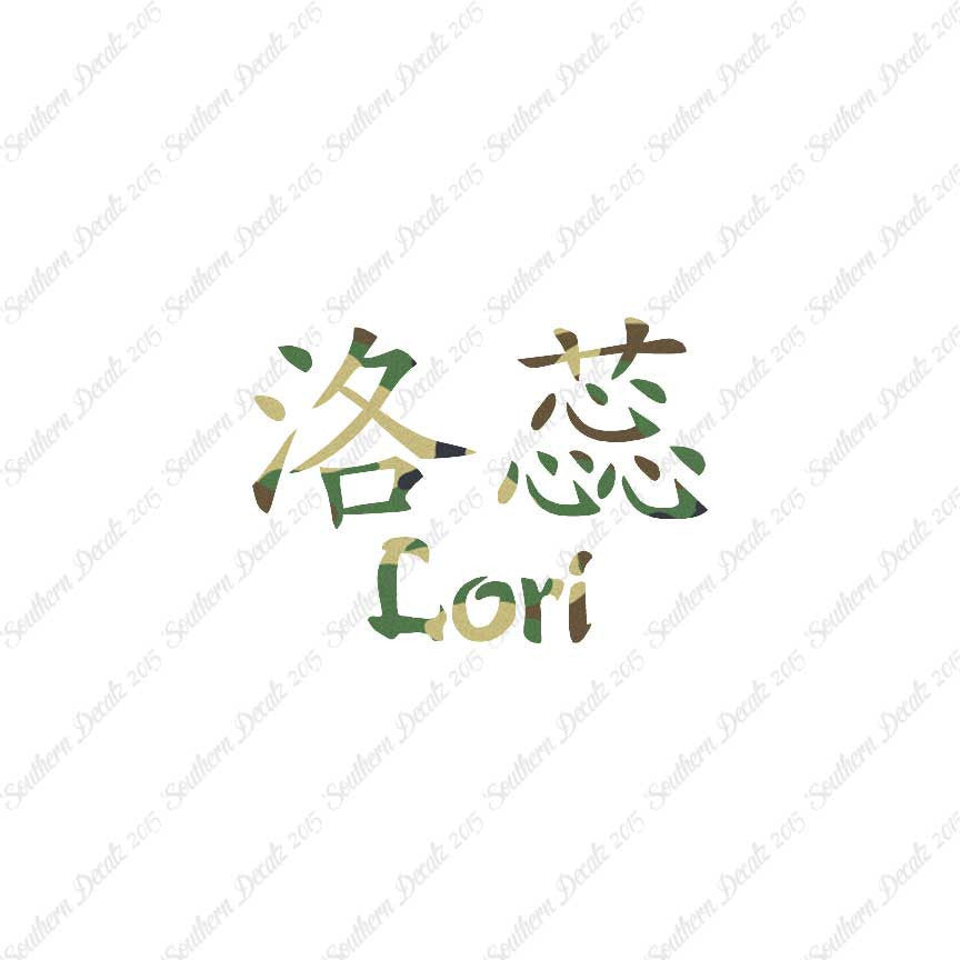 Chinese Name Symbols "Lori"