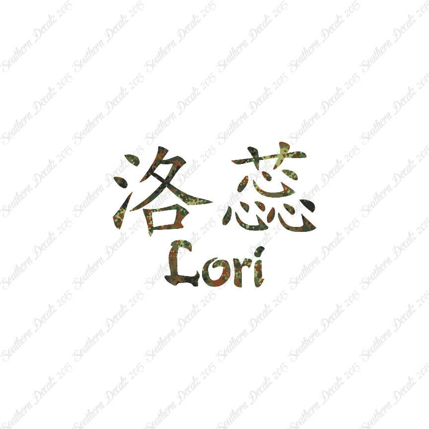 Chinese Name Symbols "Lori"
