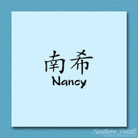 Chinese Name Symbols 