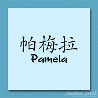 Chinese Name Symbols 