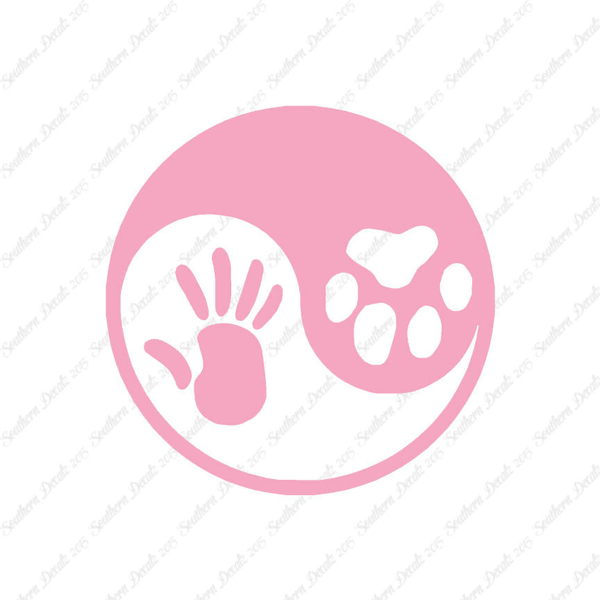 Dog Human Yin Yang