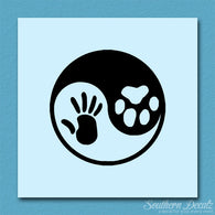 Dog Human Yin Yang