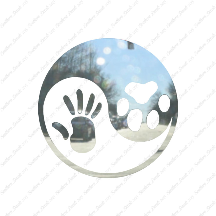 Dog Human Yin Yang
