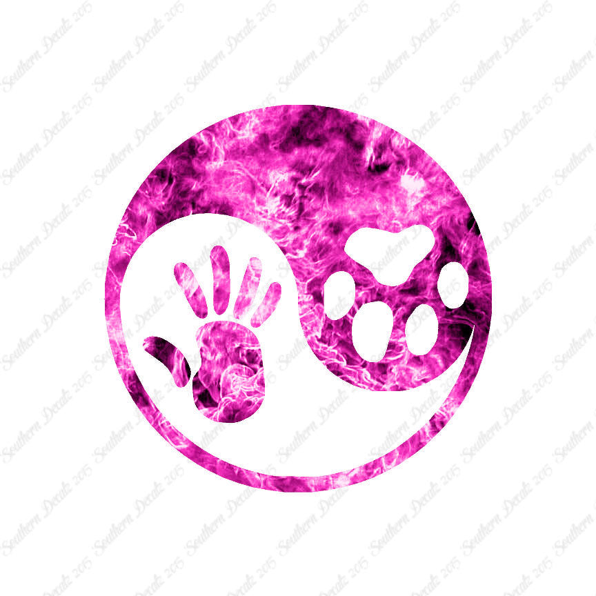 Dog Human Yin Yang