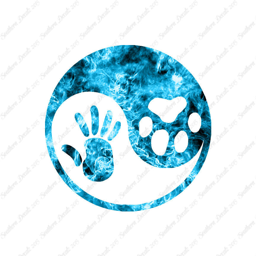 Dog Human Yin Yang