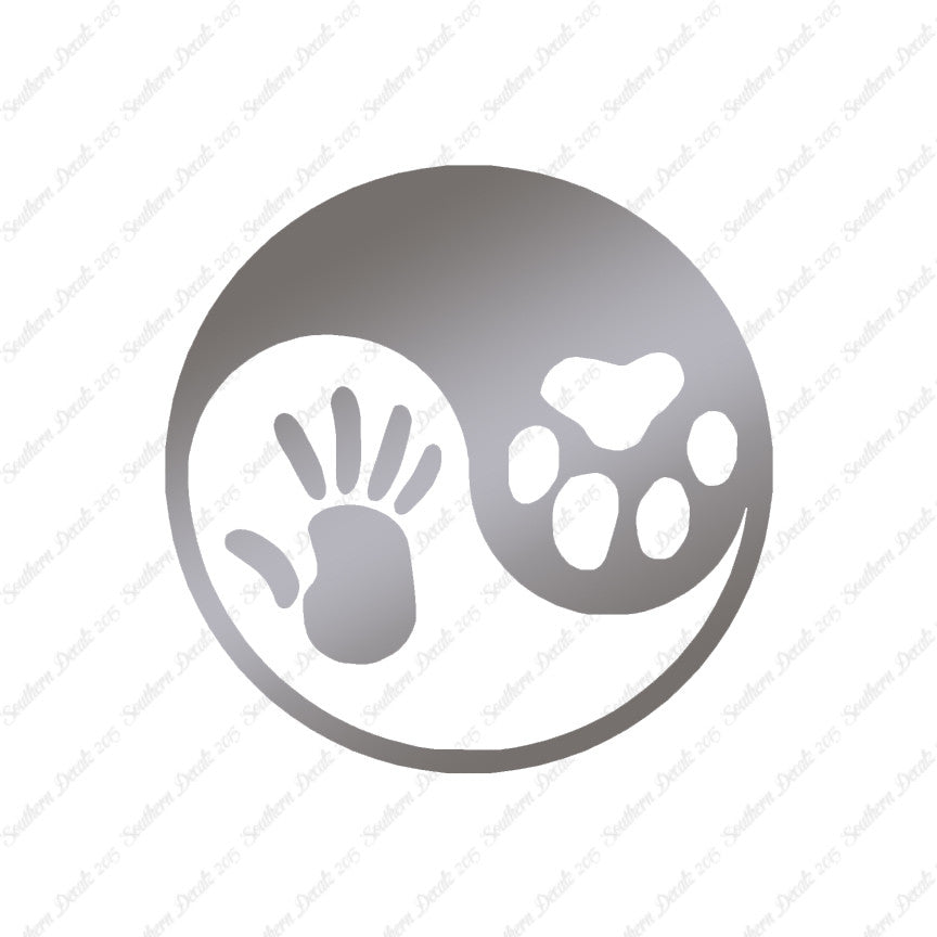 Dog Human Yin Yang