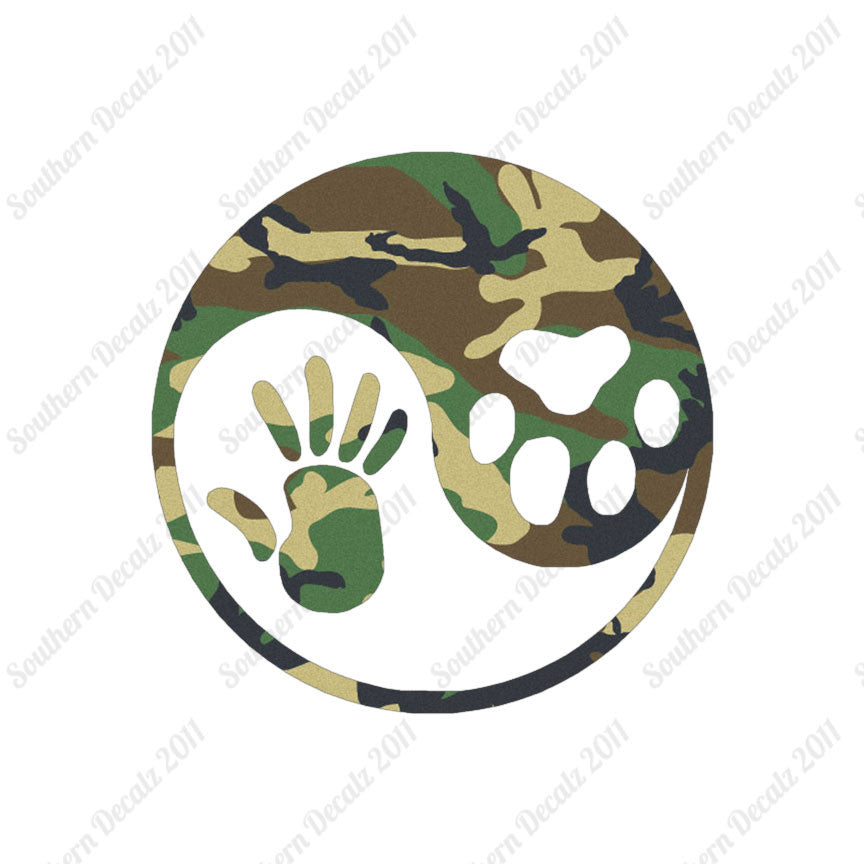 Dog Human Yin Yang