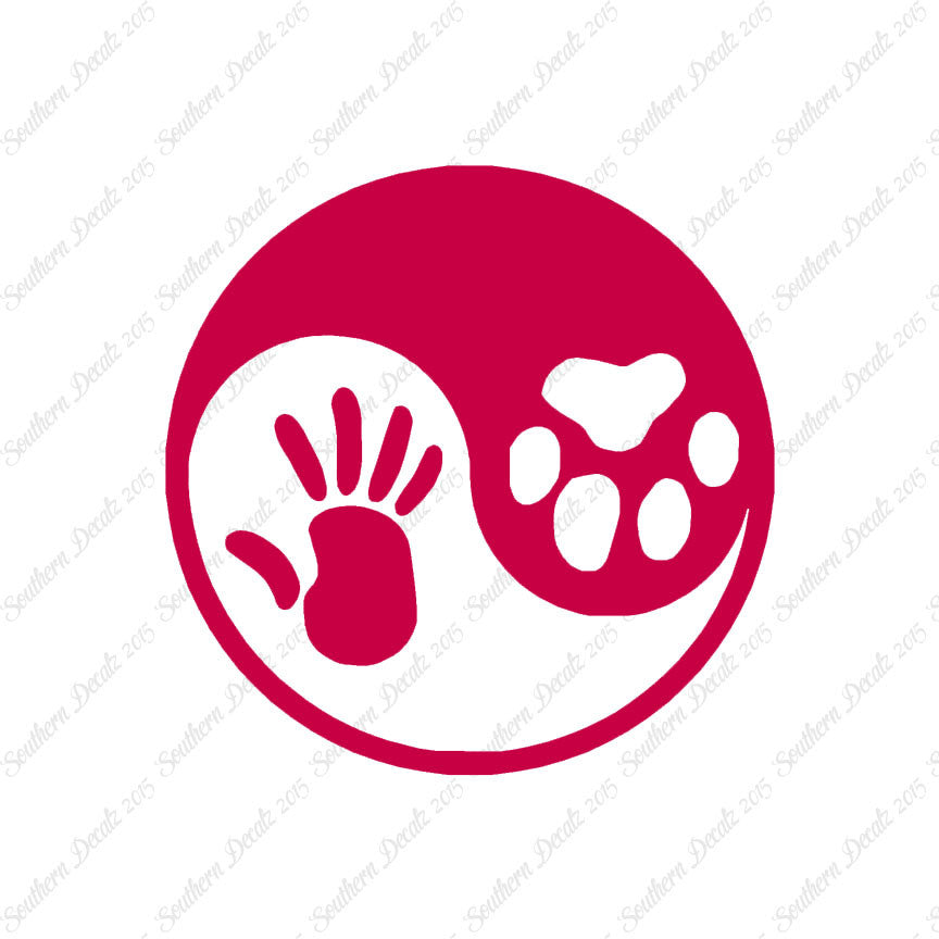Dog Human Yin Yang