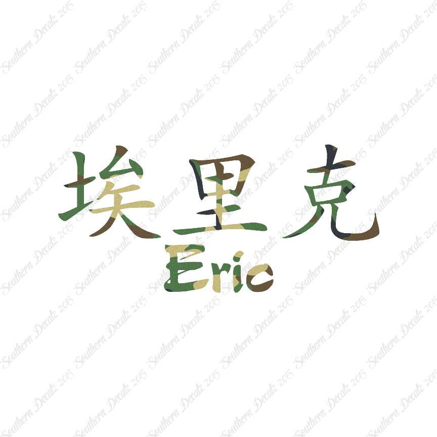 Chinese Name Symbols "Eric"