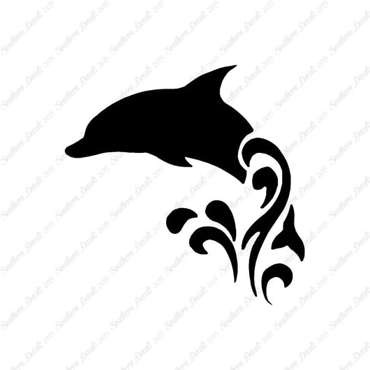 Abstract Dolphin Clip Art Illustration, Geometric Water Animal Outline,  Printable Sticker Decal Stencil Logo Tattoo - Etsy
