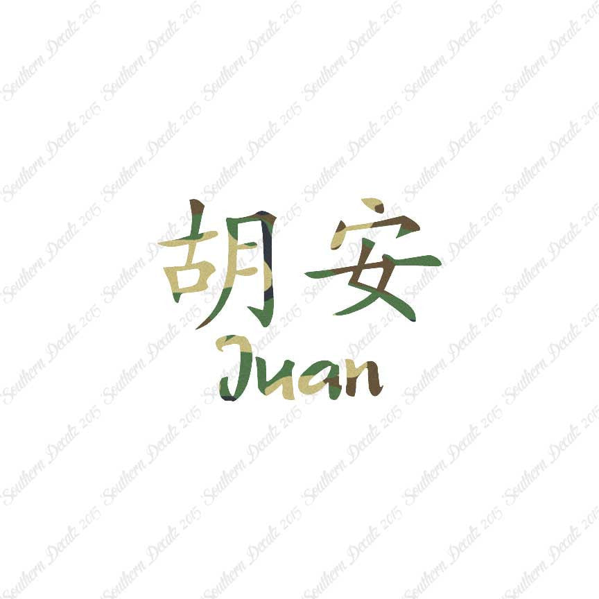 Chinese Name Symbols "Juan"