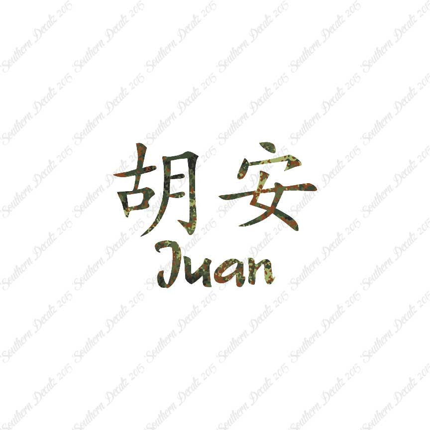 Chinese Name Symbols "Juan"