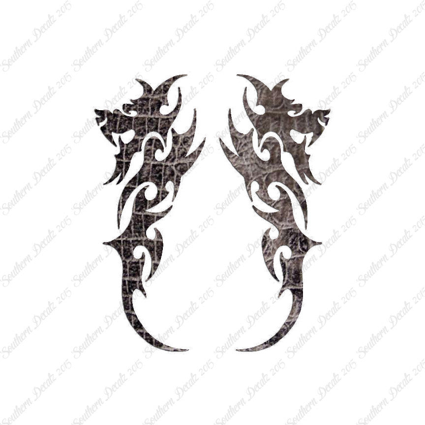 Pair of Tribal Dragons