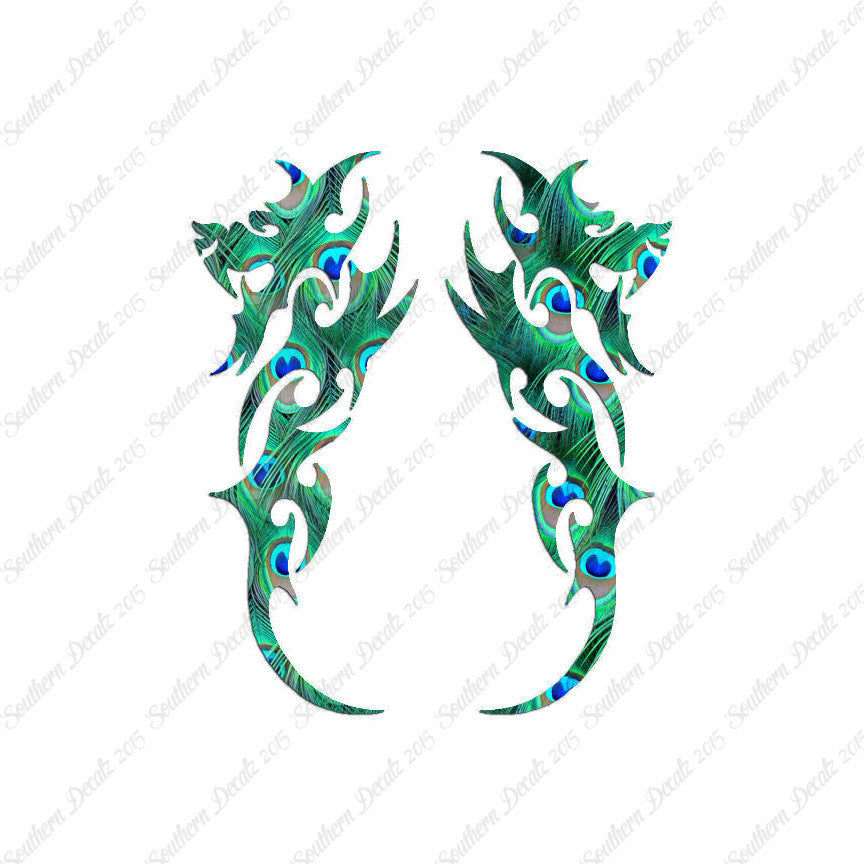Pair of Tribal Dragons