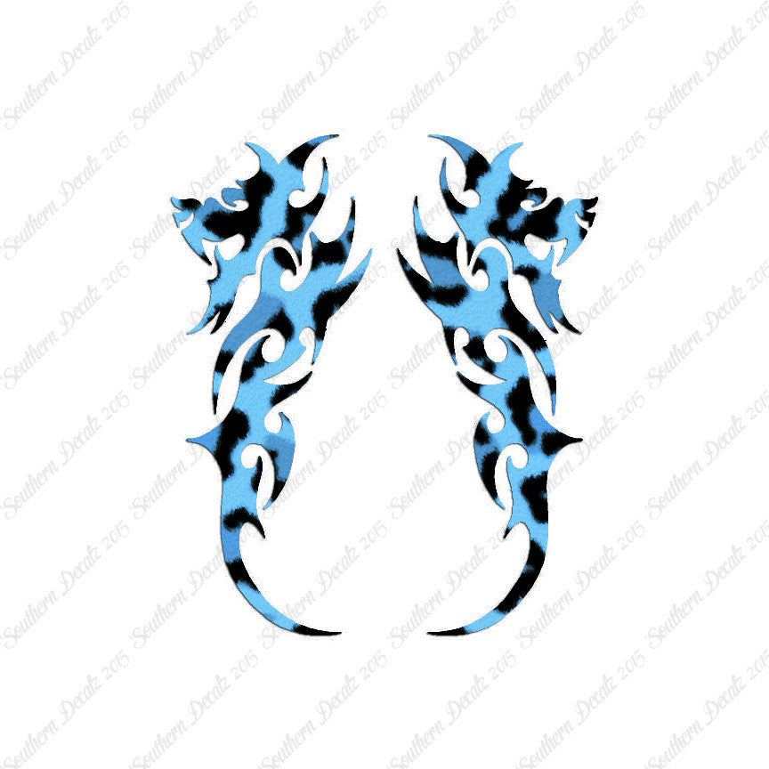 Pair of Tribal Dragons
